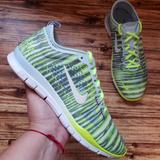 Nike Shoes | Brand New Nike Free Tr Fit 4 Women's Sneakers Neon E | Color: Gray/Yellow | Size: 7.5