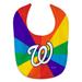 Newborn & Infant WinCraft Washington Nationals Rainbow Baby Bib