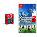 Nintendo Switch (OLED-Modell) Neon-Rot/Neon-Blau + Xenoblade Chronicles 3 - [Nintendo Switch]