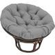 SHAIRMB Papasan Round Chair Cushions, Outdoor Waterproof Egg Chair Pad,Thicken Papasan Chair Cushion, Swing Chair Cushion Outdoor, for Outdoor Garden, Balcony and Living Room,outdoorE,50X50cm