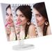 IMPRESSIONS VANITY · COMPANY Touch Trifold XL Dimmable LED Makeup Mirror w/ Standing Base Vanity Dressing Mirror w/ USB Cable in White | Wayfair