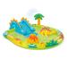 Intex Little Dino Dinosaur Themed Inflatable Backyard Pool Play Center Plastic in Green | 23 H x 60 W x 75 D in | Wayfair 57166EP