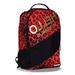 LCM Home Fashions Hello Leopard Deluxe Picnic Backpack Cotton Canvas in Black/Red | 20 H x 11 W x 6 D in | Wayfair BP001