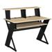 Latitude Run® Standing Desk Converter Wood in White/Black/Brown | 42 H x 24 W x 47 D in | Wayfair DEC69D1CD49D4B1382A3A68801EBFBE1