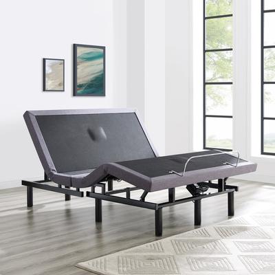 Adjustable Bed Frame Massaging Zero Gravity Adjustable Bed Base with 3 Speed Head & Foot Massage, Remote & 2 USB Ports