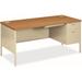 HON Metro Classic Double Pedestal Desk - 4-Drawer