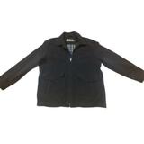 Columbia Jackets & Coats | Columbia Sports Wearcoat Dark Gray Wool Jacket Coat Plain Lined Mens Size Xl | Color: Gray | Size: Xl