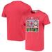 Men's Homage DeMar DeRozan/Zach LaVine Heathered Red Chicago Bulls NBA Jam Tri-Blend T-Shirt