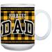 Pittsburgh Pirates 15oz. Buffalo Plaid Father's Day Mug
