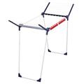 Leifheit Pegasus 150 Solid Slim Clothes Airer, Foldable Clothes Rack for Outdoor and Indoor, 15 m Capacity, Compact and Sturdy Clothes Horse