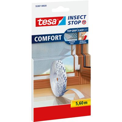 Tesa - 55387-20 Insect Stop Comfort Ersatzklettband Passend für Marke (Tiervertreiber) Fliegengit