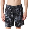 Champion Herren Athletic C-Sport Quick Dry Micromesh Camo 7" Badehose, Nero Allover, XXL