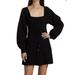 Free People Dresses | Free People Emmaline Mini Dress Black Knit | Color: Black | Size: M