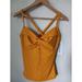 Athleta Swim | Athleta Yellow Tankini Top Twist Up Swim Beach Tank Womens Size 34d/Dd Nwt | Color: Yellow | Size: 34d/Dd