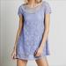 Free People Dresses | Free People Purple Lavender Lace Crochet Swing Dress Size Small | Color: Purple | Size: S