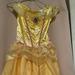 Disney Dresses | Disney Girls Belle Beauty And The Beast Dress Size M 7-8 | Color: Yellow | Size: Mg