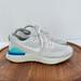Nike Shoes | Nike Epic React Flyknit 2 Woman’s Running White Light Silver Sz 9 | Color: Blue/White | Size: 9