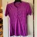 Athleta Tops | 1/4 Zip Athletic T-Shirt | Color: Purple | Size: M