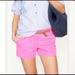 J. Crew Shorts | J. Crew Neon Hot Pink Chino Broken-In Shorts Size 0 | Color: Pink | Size: 0