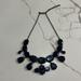 J. Crew Jewelry | Euc J. Crew Navy Statement Necklace | Color: Blue/Gold | Size: Os