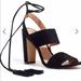 Madewell Shoes | Madewell: Black Octavia Tassel Sandal. Size 7. | Color: Black | Size: 7