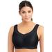 Plus Size Women's Wonderwire® High-Impact Underwire Sport Bra 9066 by Glamorise in Black (Size 42 H)