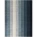 Blue/Gray 120.08 x 94.49 x 0.45 in Area Rug - Balta Rugs Paolo Blue Gradient Stripe Area Rug Polypropylene | 120.08 H x 94.49 W x 0.45 D in | Wayfair