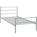 Alina Platform Bed Frame by Modway in Gray | 34.5 H x 41.5 W x 79 D in | Wayfair MOD-5551-GRY-SET