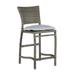 Summer Classics Skye 24" Patio Bar Stool w/ Cushion Wicker/Rattan in Gray | 39.375 H x 18 W x 22.5 D in | Wayfair 360031+C489750N