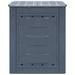 VidaXL Garden Composters Gray 23.6" x 23.6" x 28.7" 206.1 Gal Plastic in Blue | 28.74 H x 23.62 W x 23.62 D in | Wayfair 278920