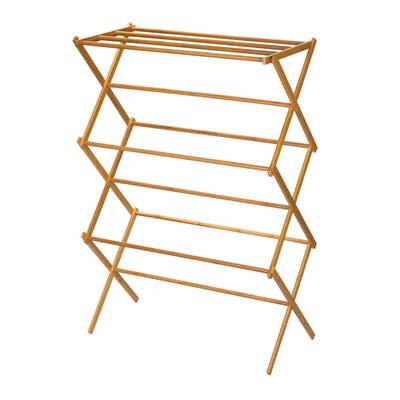 Household Essentials Bamboo Folding Clothes Drying Rack - 29.0"L x 14.1"W x 42.1"H