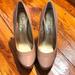 Jessica Simpson Shoes | Jessica Simpson Patent Leather Nude Platform Pumps | Color: Tan | Size: 7.5