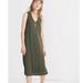 Madewell Dresses | Nwt Madewell V-Neck Jersey Tank Dress | Color: Tan | Size: Xs