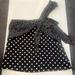 J. Crew Tops | J.Crew Black And White Pop A Dot One Shoulder Top Size 00 | Color: Black/White | Size: 00