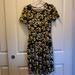 Lularoe Dresses | Lularoe Amelia Dress | Color: Black/Yellow | Size: S