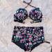 Victoria's Secret Swim | 2 Pc Set Victoria Secret Bombshell Super Push-Up Swim Top 36c Botton Large | Color: Black/Gray | Size: L