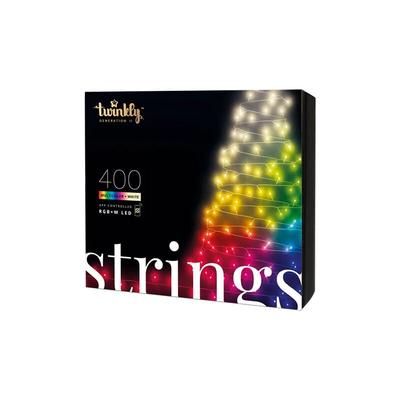 Twinkly - Strings – App-gesteuerte LED-Lichterkette mit 400 rgb+w (16 Millionen Farben + Warmweiß)