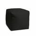 Latitude Run® 17" Wide Square Solid Color Pouf Ottoman Canvas/Fade Resistant in Black Canvas | 17 H in | Wayfair B29315252DEF4C2894648850E5884F3B