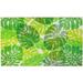 White 60 x 36 x 0.5 in Area Rug - Monstera Palms Bayou Breeze Accent Rug w/ Leaves 20"X30" Polyester | 60 H x 36 W x 0.5 D in | Wayfair