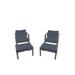 Tortuga Outdoor Lakeview Patio Chair w/ Cushions & Ottoman in Gray | 26.25 H x 27.5 W x 25.5 D in | Wayfair SKY-DBL-NV