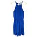 American Eagle Outfitters Dresses | American Eagle Outfitters Blue Dress Xs Short Flirty Fun Springsummer Dress | Color: Blue | Size: Xs