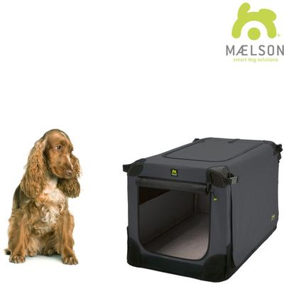 MAELSON Soft Kennel Transportbox, faltbar - anthrazit - 72 x 51 x 51
