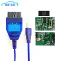 Interface de Diagnostic OBD2 USB commutateur 4 voies pour VAG COM KKL pour FIAT ECU SCAN FTDI