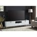 Gaines TV Stand up to 80 Inch White High Gloss Finish