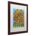 Trademark Fine Art 'Harrington the Horse Alive' Ahrens' Framed Graphic Art on Canvas Canvas, Wood in Green | 23.25 H x 19.25 W x 0.75 D in | Wayfair