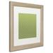 Trademark Fine Art 'Sweet Holiday VI' Framed Graphic Art Canvas in Green | 16 H x 16 W x 0.5 D in | Wayfair ALI4542-B1616MF