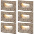 LEONLITE Pebble Grey Integrated LED Metal Step Light Metal | 2.87 H x 4.72 W x 1.46 D in | Wayfair 88279