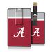 Alabama Crimson Tide Stripe Design Credit Card USB Drive