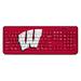 Wisconsin Badgers Solid Design Wireless Keyboard