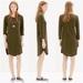 Madewell Dresses | Madewell Cointoss Dress In Heathered Hunter Green | Color: Green | Size: Xs